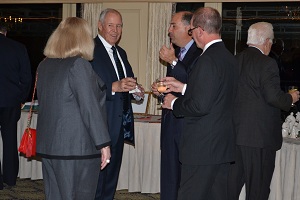 (from the right) Mayor Paul Braun, Nick Zagotta, Tom Fulton, and Mib Braun