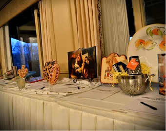 Silent Auction table, 2012 benefit