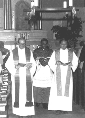 Father Bob Wielosinksi, Bishop Gregory, Father Gilligan