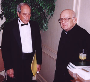 Mayor Ciambrone and Father Hoffman
