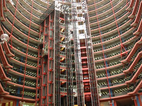 State of Illinois Building, in downtown Chicago, designed by Helmut Jahn