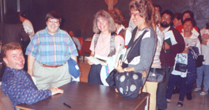 Dan Schutte, signing autographs