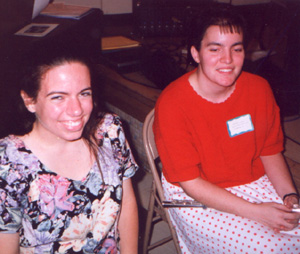 Mary Moran and Kathleen Yukich, flutists