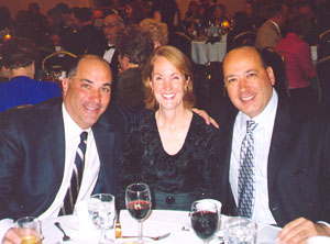 Nick & Kathy Zagotta and Tom Planera, Master of Ceremonies