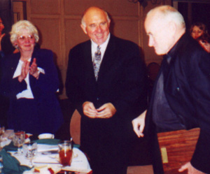 Jim and Joan Braden, Tom Doherty, Father Greeley