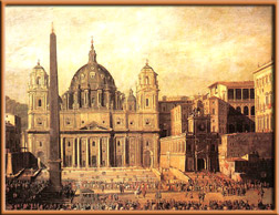 St. Peter's Basilica, painting by Viviana Codazzi, 1630