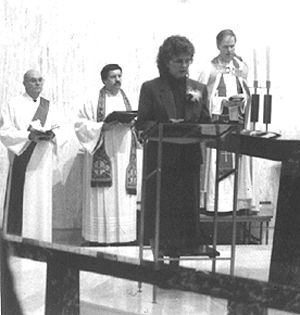 Joan Termini reading second blessing