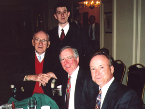 Jack Mahoney, with sons Terry and Chris, with John Ligda