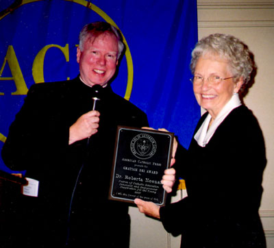 Father Gilligan, the Gratiam Dei Award, and Dr. Noonan